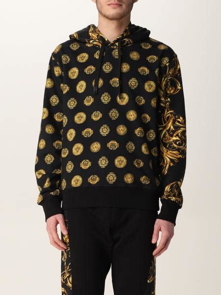 versace jeans sweatjacke herren|Versace Jeans sweatshirt.